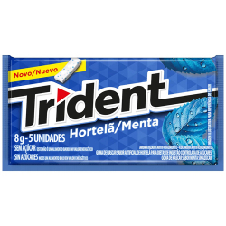 chiclete trident 21un hortela