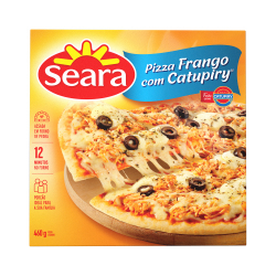 pizza seara frango com catupiry 460g