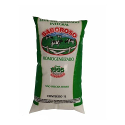 leite saboroso 1l integral saco