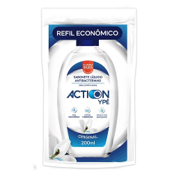 sabonete liq ype 250ml action refil antibacteriano