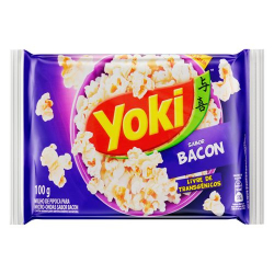 pipoca microondas yoki bacon 100g