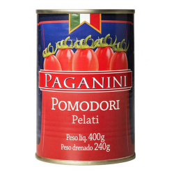 tomates pelados paganini com suco de tomate 240g