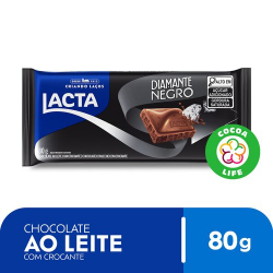 choc. barra lacta 80g diamante negro