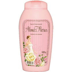 talco alma de flores 100g jasmim