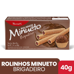 biscoito wafer minueto brigadeiro 40g