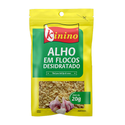 alho desidratado kinino flocos 20g