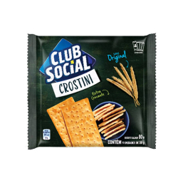 biscoito club social crostini original 4x20g