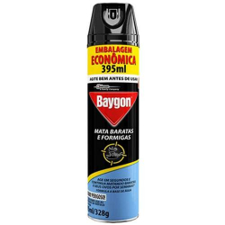 inseticida aerosol baygon mata baratas formigas 360ml