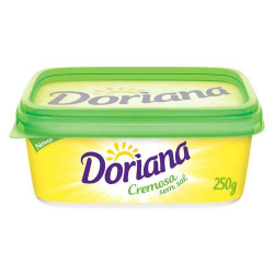 margarina doriana cremosa sem sal 250g