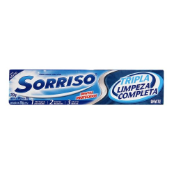 creme dental sorriso tripla limpeza completa white 70g