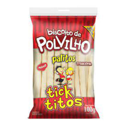 bisc polvilho tick titos palito 100g