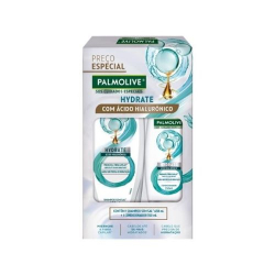 shampoo + condicionador palmolive nat 350ml sos hidrate acido hialuronico