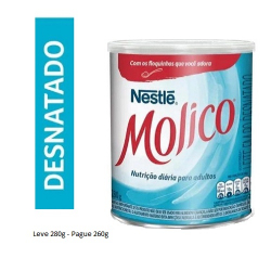 leite em po molico 280g 10% gratis total calcio