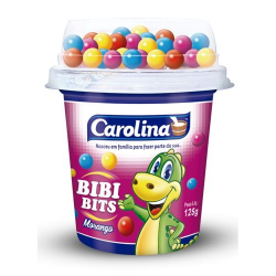 bebida lactea carolina bibi bits morango 12g