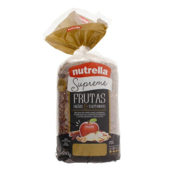 pao nutrella supreme frutas graos e castanha 600g