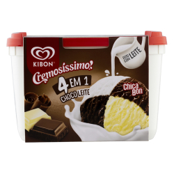 sorvete kibon chocolate 2l