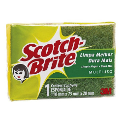esponja scotch brite 3m 1 unid.