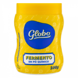 fermento quimico po globo pote 100g