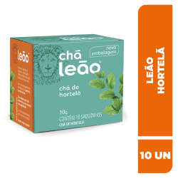 cha leao fuze hortela importada 15 unds. de 15g