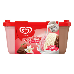sorvete de pote kibon cremosissimo napolitano 1.5 lt