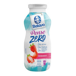 bebida lactea batavo 170g pense zero morango