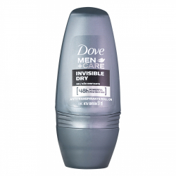 desodorante dove men +care roll-on invisible dry 50ml