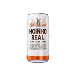 cerveja moinho real lt 269ml puro malte