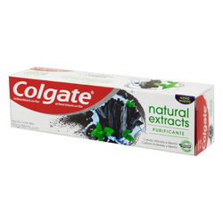 gel dental colgate natural extracts 90g carvao ativado e menta