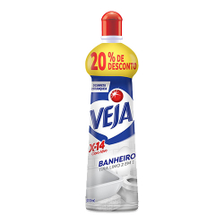limpador veja banheiro x-14 pague 400 leve 500ml