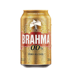 cerveja brahma 0% zero alcool lata 350ml