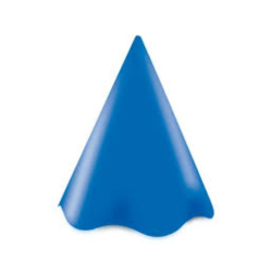 chapeu de aniv. junco lv.colors c/8 azul royal