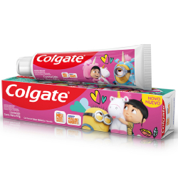 gel dental infantil com fluor melancia meu malvado favorito colgate caixa 60g