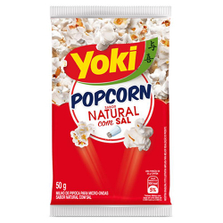pipoca microondas yoki natural 50g