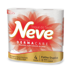 papel higienico neve neutro 30m com 4 unidades