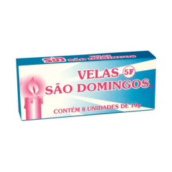 velas sao domingos 5f c/ 8 unids. de 10g