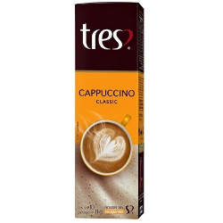 capsula tres 3 coracoes cappuccino classic 10 unids. de 11g