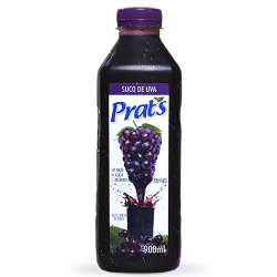 suco integral prat`s uva 900ml