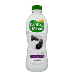 iogurte canto de minas triplo zero 850g morango