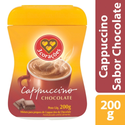 cappuccino 3 coracoes chocolate 180g