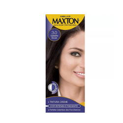 kit tintura maxton embelleze 3.0 castanho escuro 60g/60ml