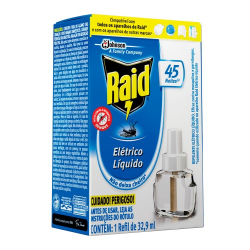 raid protector refil p/ 45 noites 32,9 ml