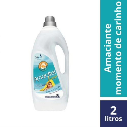 amaciante amacitel luxo momentos de carinho 2l