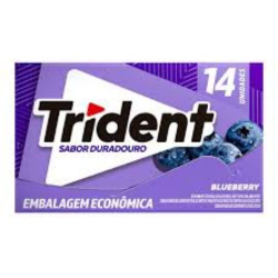 chiclete trident 25,2g blueberry