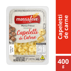 capeletti massa leve 400g carne