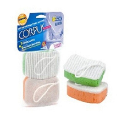 esponja corpus massageadora+esfoliante