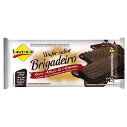 biscoito ninfa wafer tem + 100g chocolate com avela