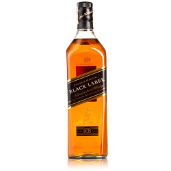 whisky johnnie walker black label 12 anos 1l