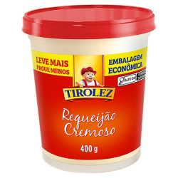 requeijao tirolez 400g trad