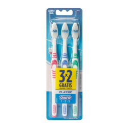 escova dental oral-b classic 40 leve 3 pague 2