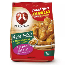 coxinha asa frango congelada perdigao facil 1kg